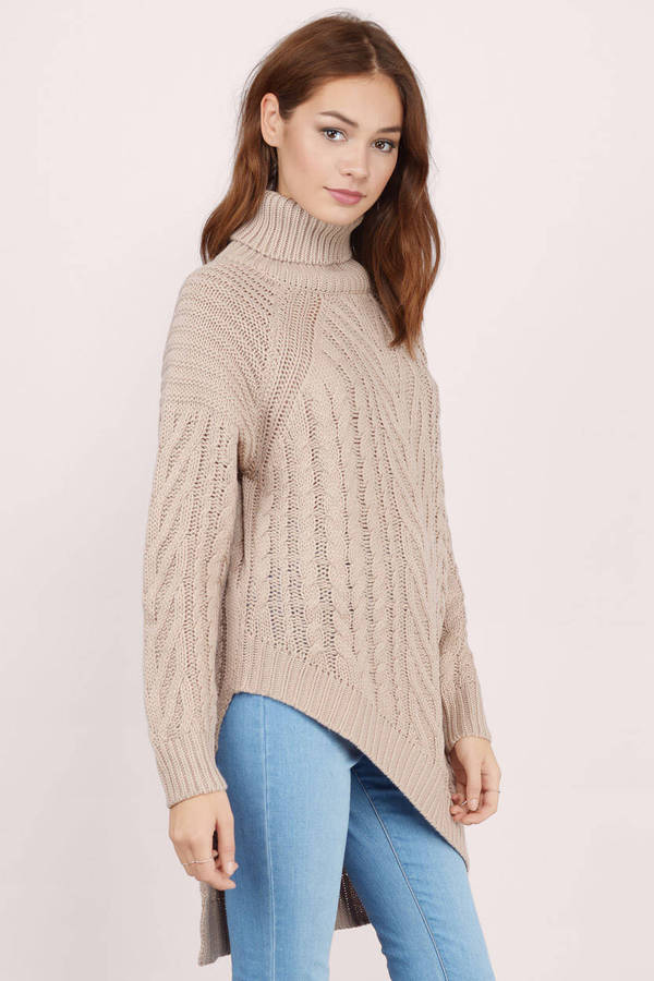 Driftwood Cable Knit Sweater - $19 | Tobi US