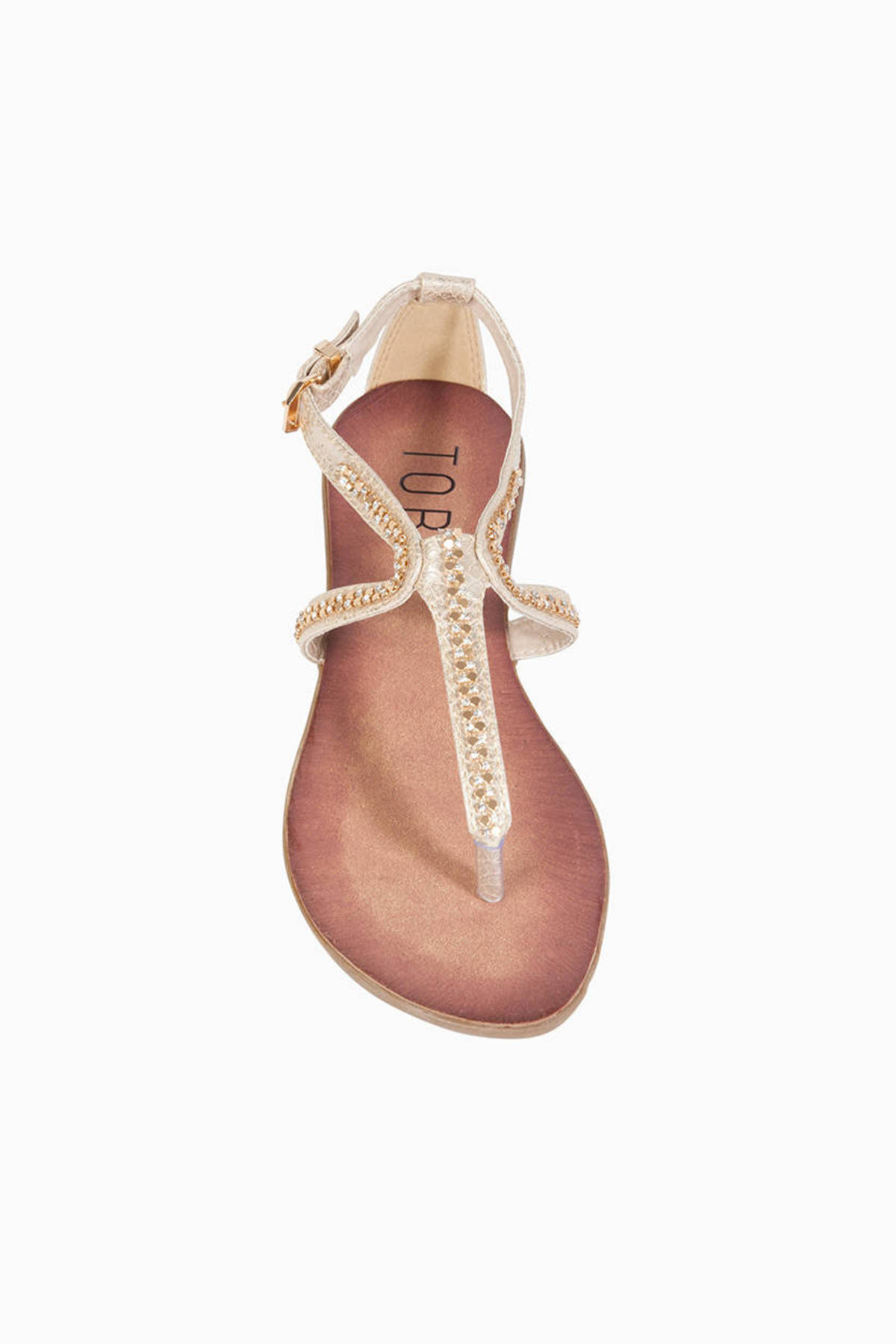 June Sandals in Taupe - $54 | Tobi US