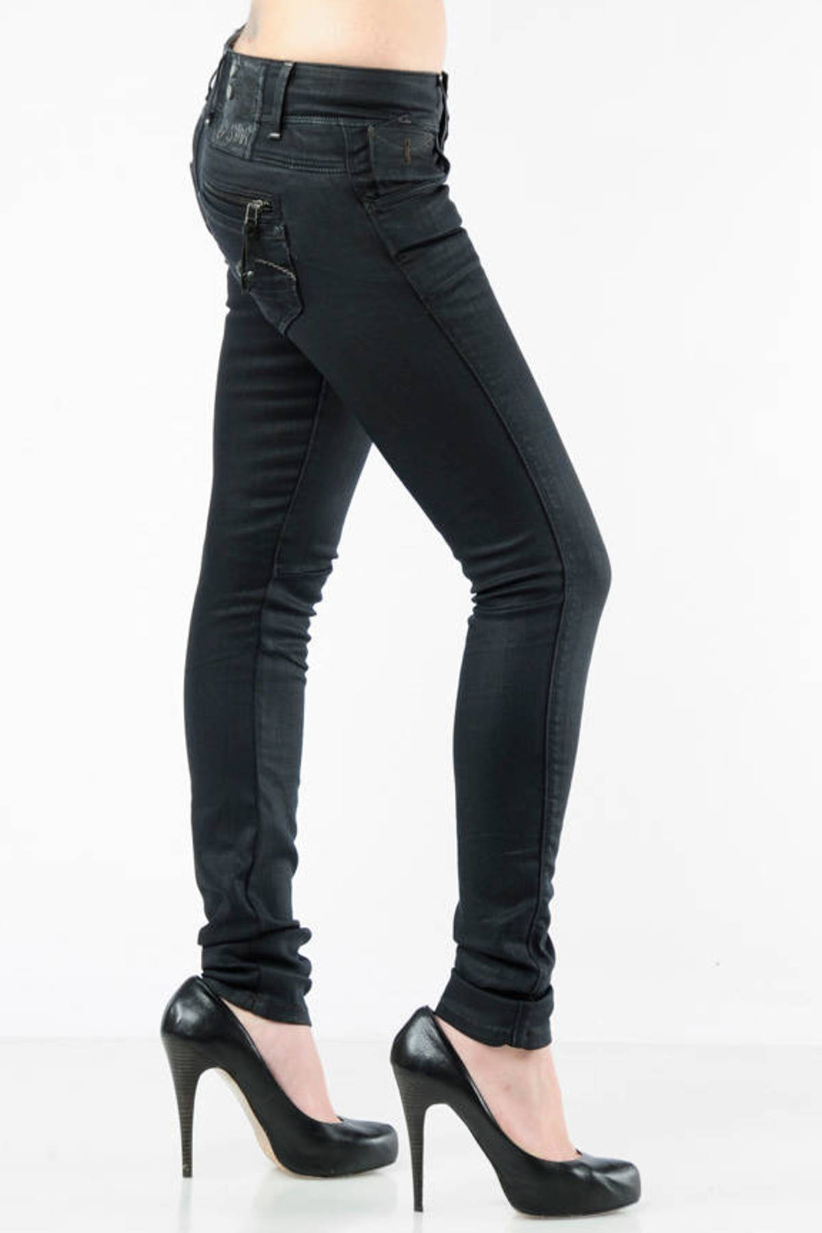 Fender Skinny Jeans in 3D Aged - $105 | Tobi US