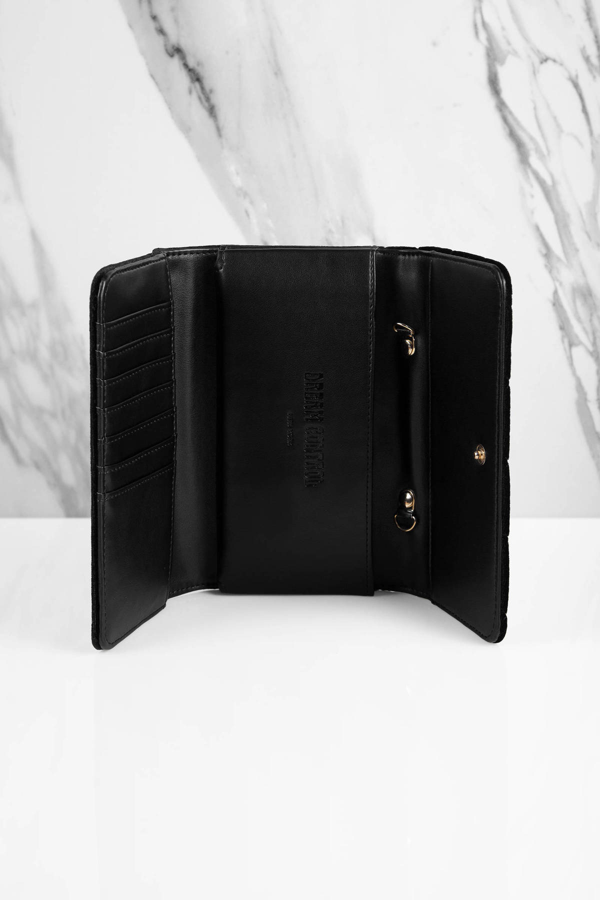 Ami Pearl Studded Velvet Cross Body Bag in Black - $19 | Tobi US