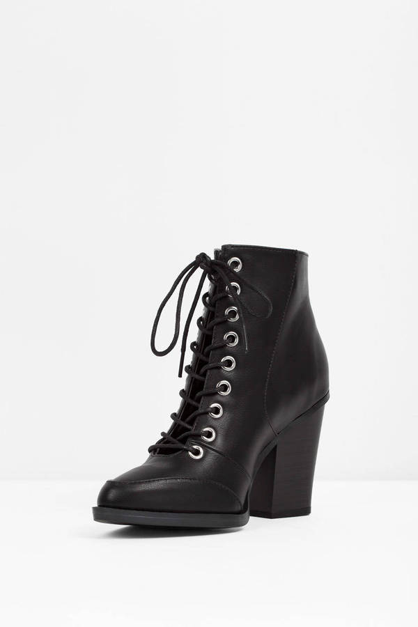 Denise Ankle Boots in Black - $35 | Tobi US
