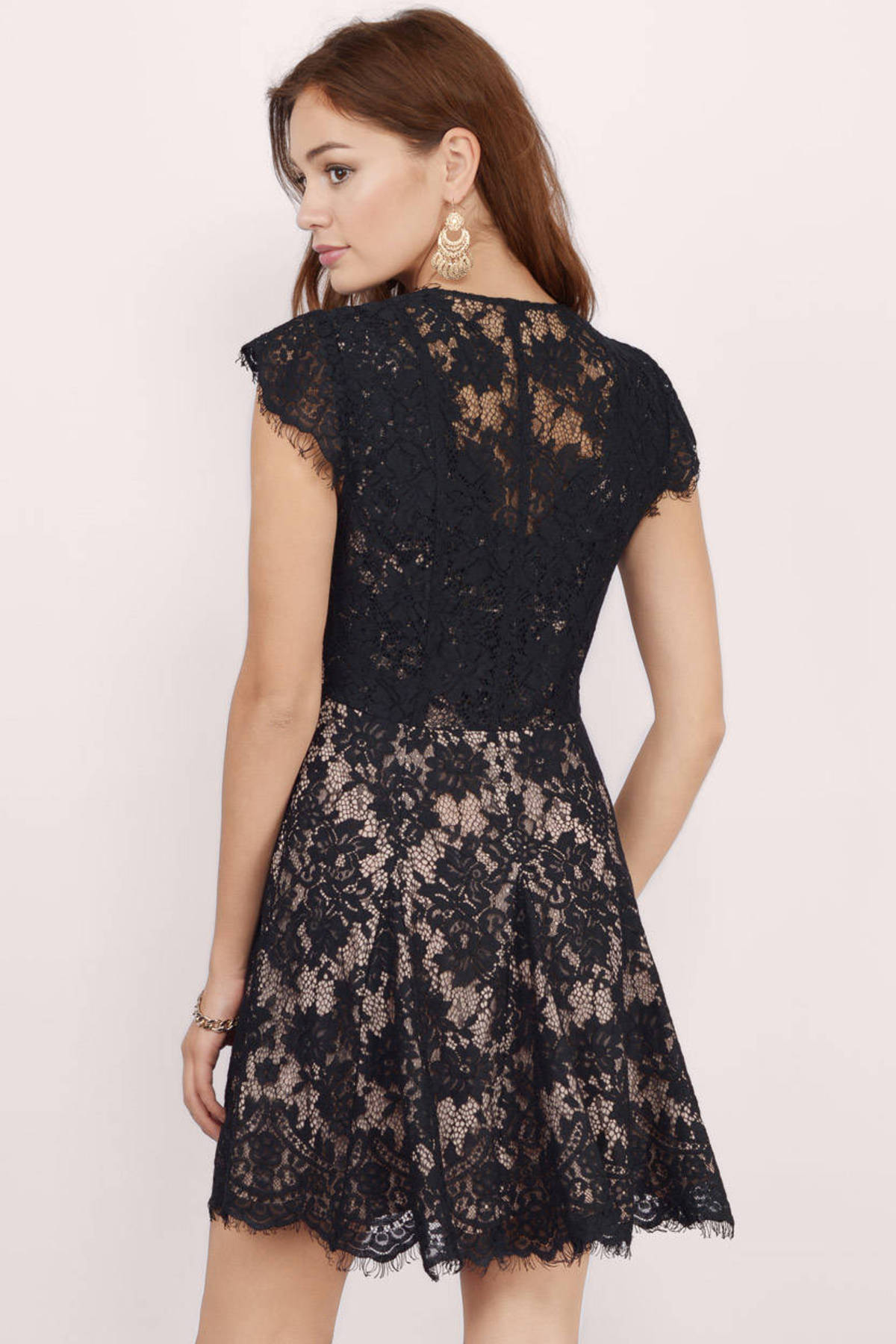 Fantasia Skater Dress in Black - $84 | Tobi US