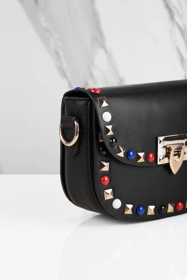 small studded crossbody bag