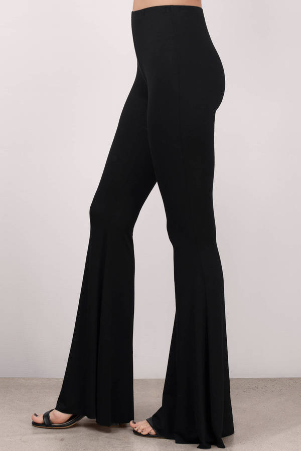 Ivanna Flared Pants in Black - $48 | Tobi US