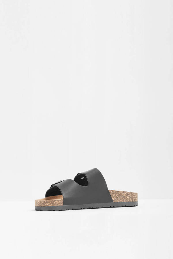  Michiko  Double Buckle Slip On Sandals  32 00 Tobi