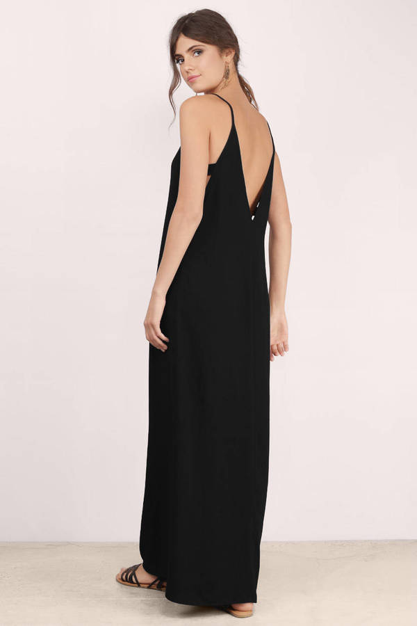 Sexy Black Maxi Dress - Black Dress - Cut Out Dress - Maxi Dress - $11 ...
