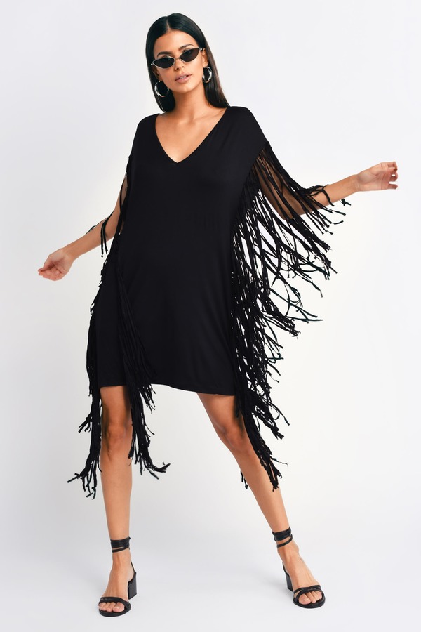 Trendy Black Shift Dress - Backless Dress - Shift Dress - $17 | Tobi US