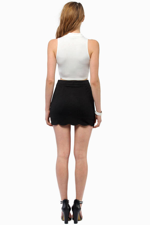 Skirts | Tight Pencil Skirt, Black Mini Skirt, Corduroy | Tobi