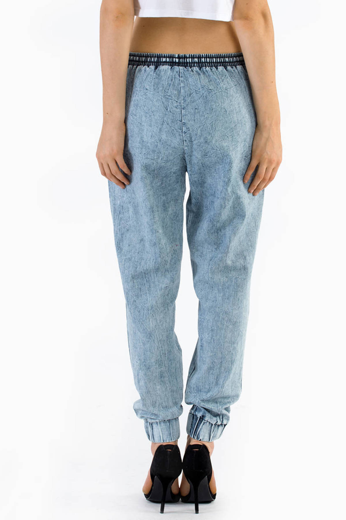 acid blue pants