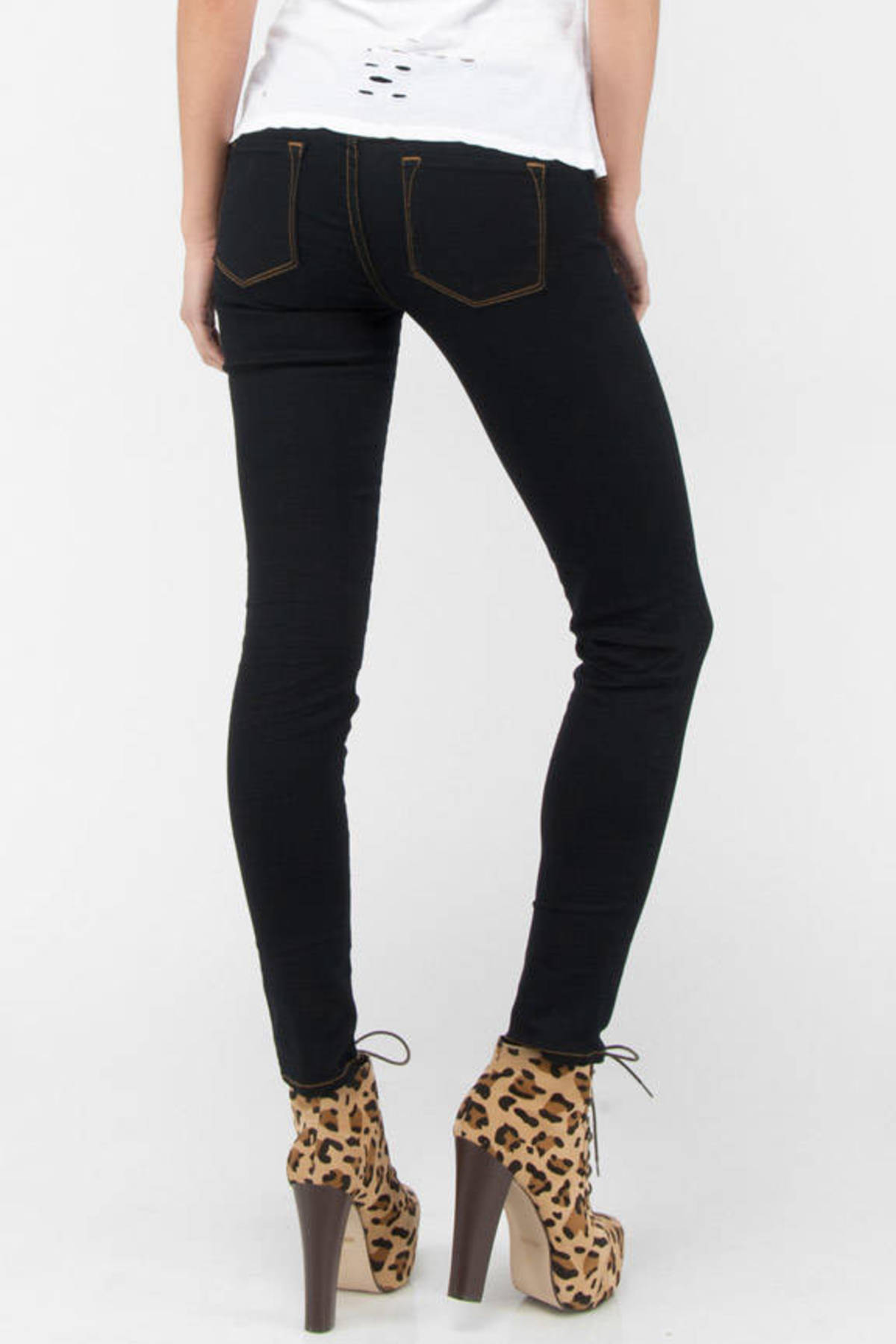 dark blue skinny jeans womens