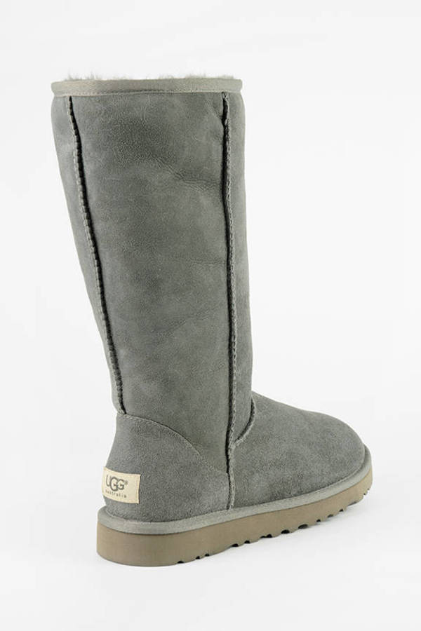 Blue Classic Tall Sheepskin Boots - $126 | Tobi US