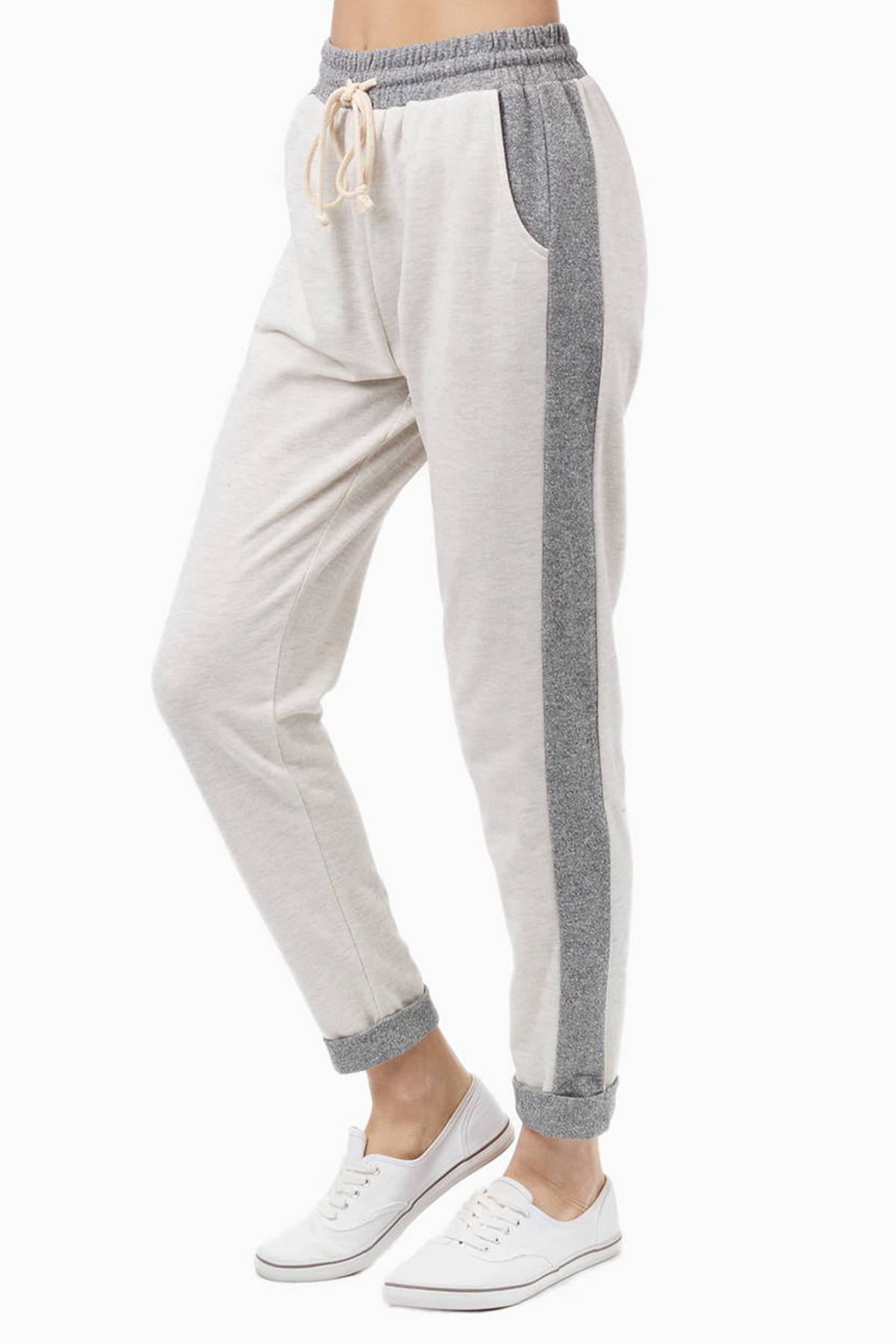 women's grey jogger pants