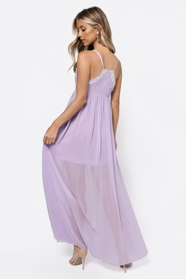 Lavender Dress - Purple Dress - Lavender Tank Dress - Maxi Dress - $12 ...