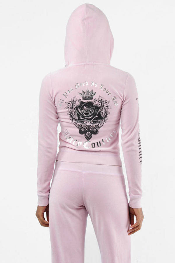 juicy couture pink hoodie