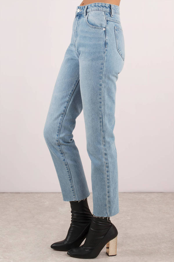 Rolla's Katie Light Wash Original Straight Denim Jeans - $98 | Tobi US