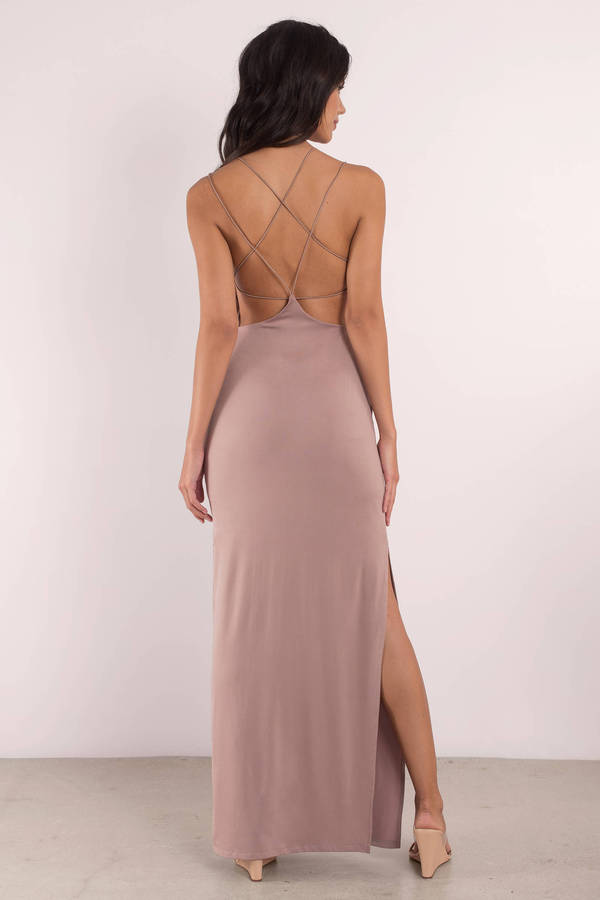 Sexy Black Maxi Dress - Open Back Dress - Prom Dress - Maxi Dress - $68
