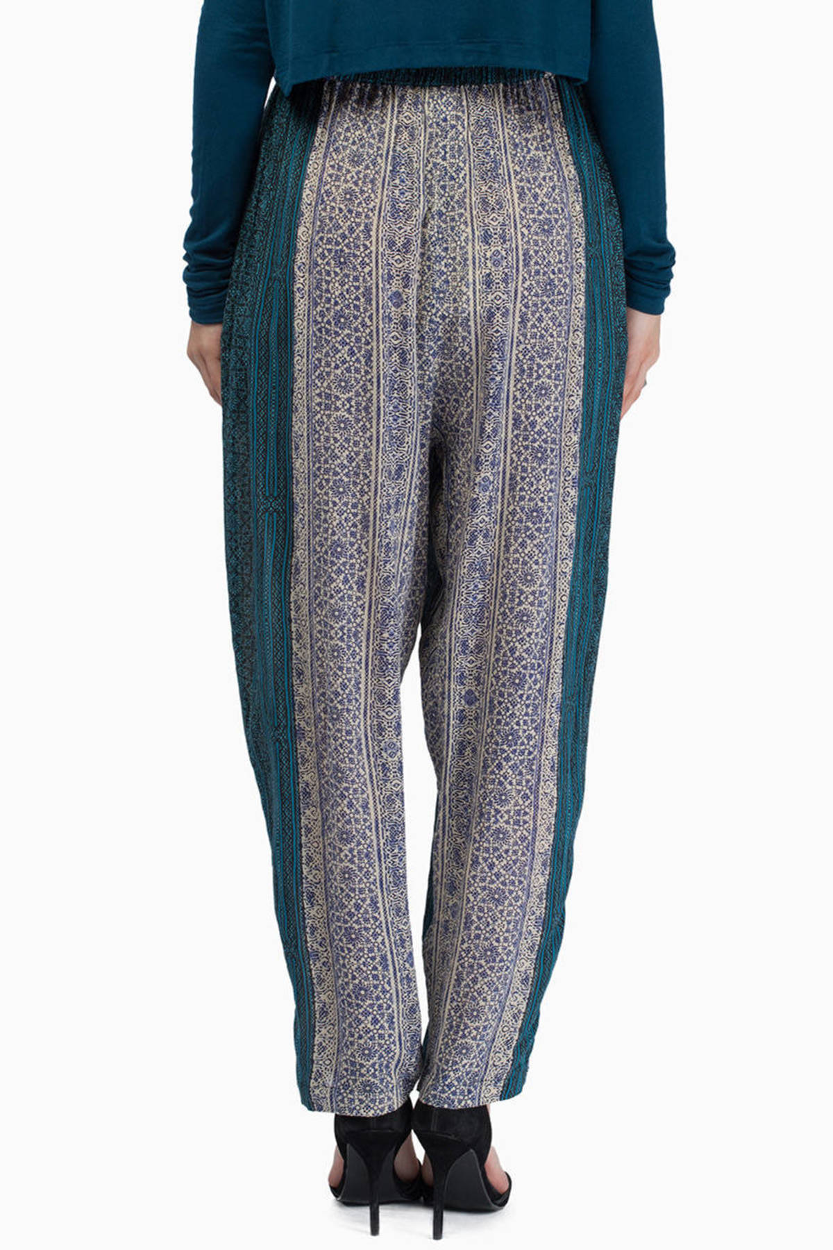 navy blue harem pants