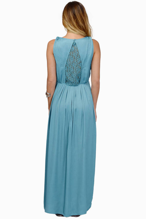 Mended Hearts Maxi Dress in Peacock - $47 | Tobi US