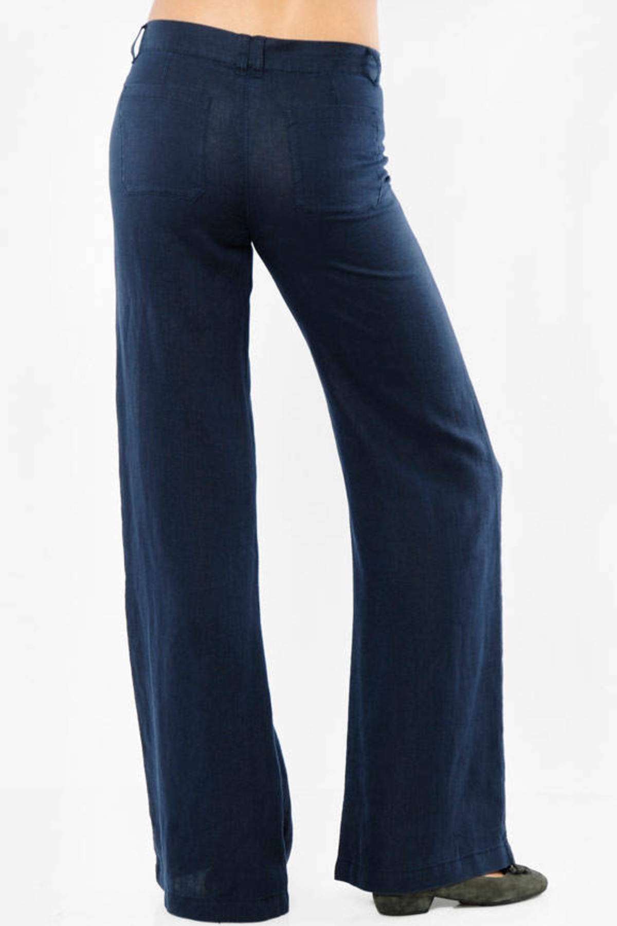 Linen Pants in Regal - $41 | Tobi US