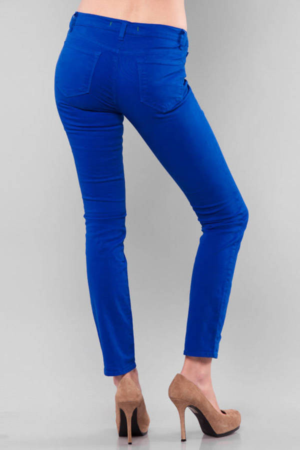 royal blue jeans