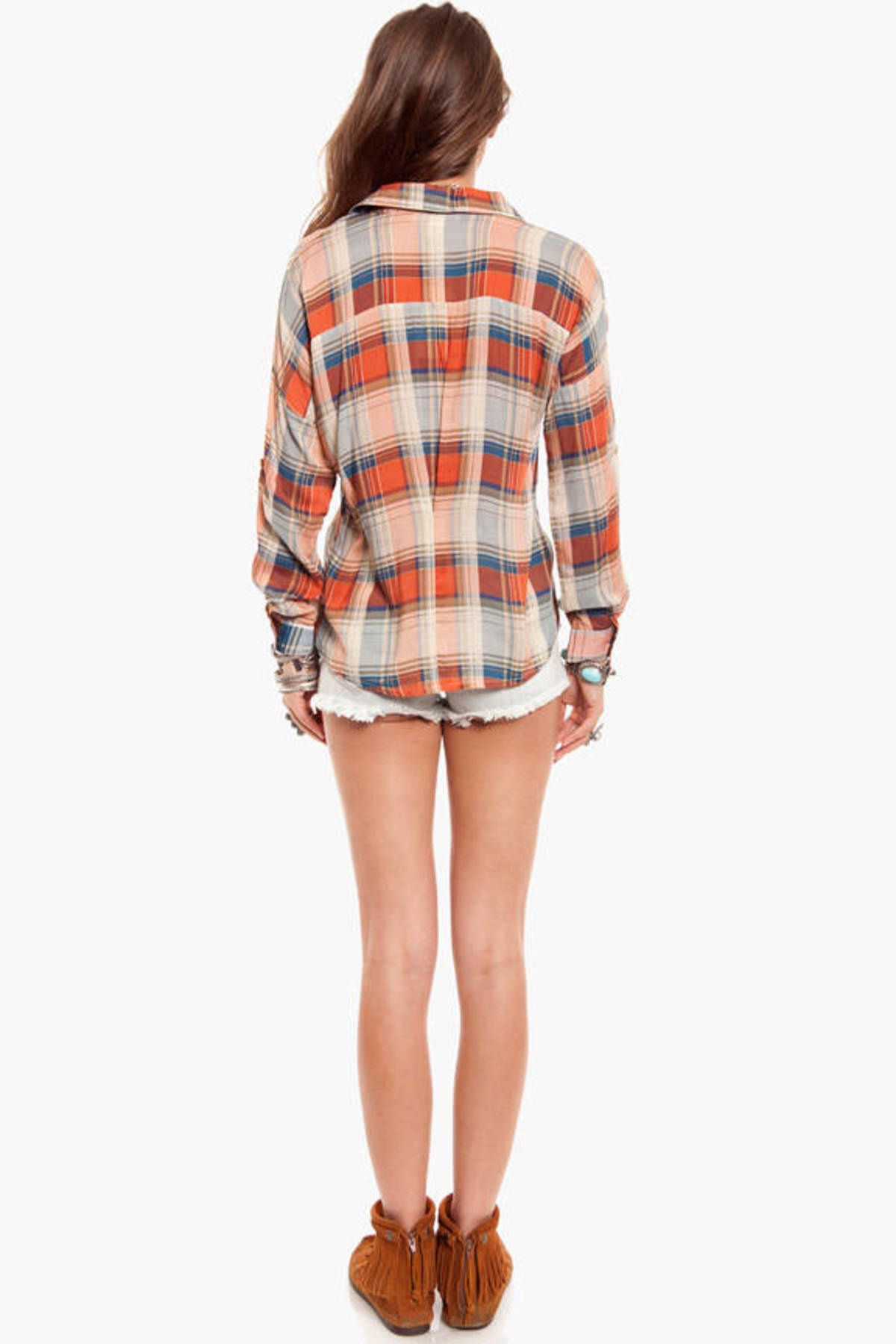 lumberjack blouse