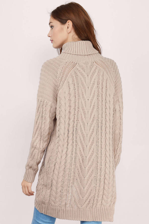 cropping knit sweater