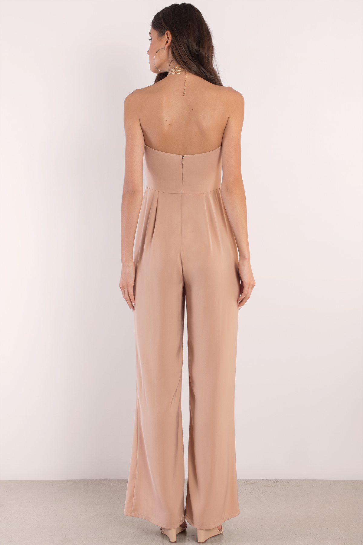 taupe jumpsuit