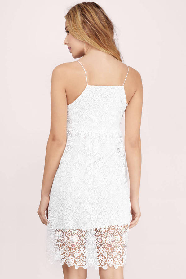 Cheap White Day Dress - White Dress - Shift Dress - $19 | Tobi US