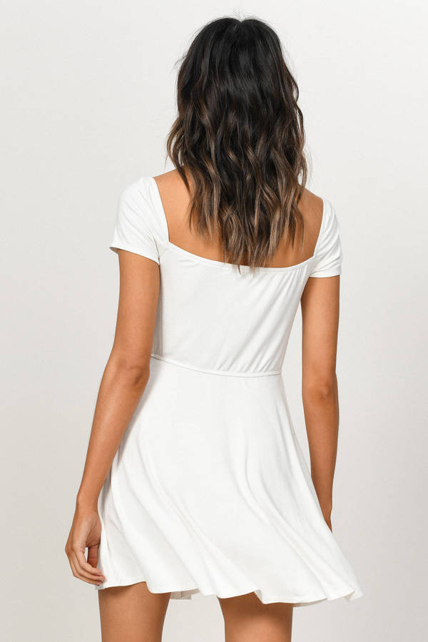 white skater dress australia