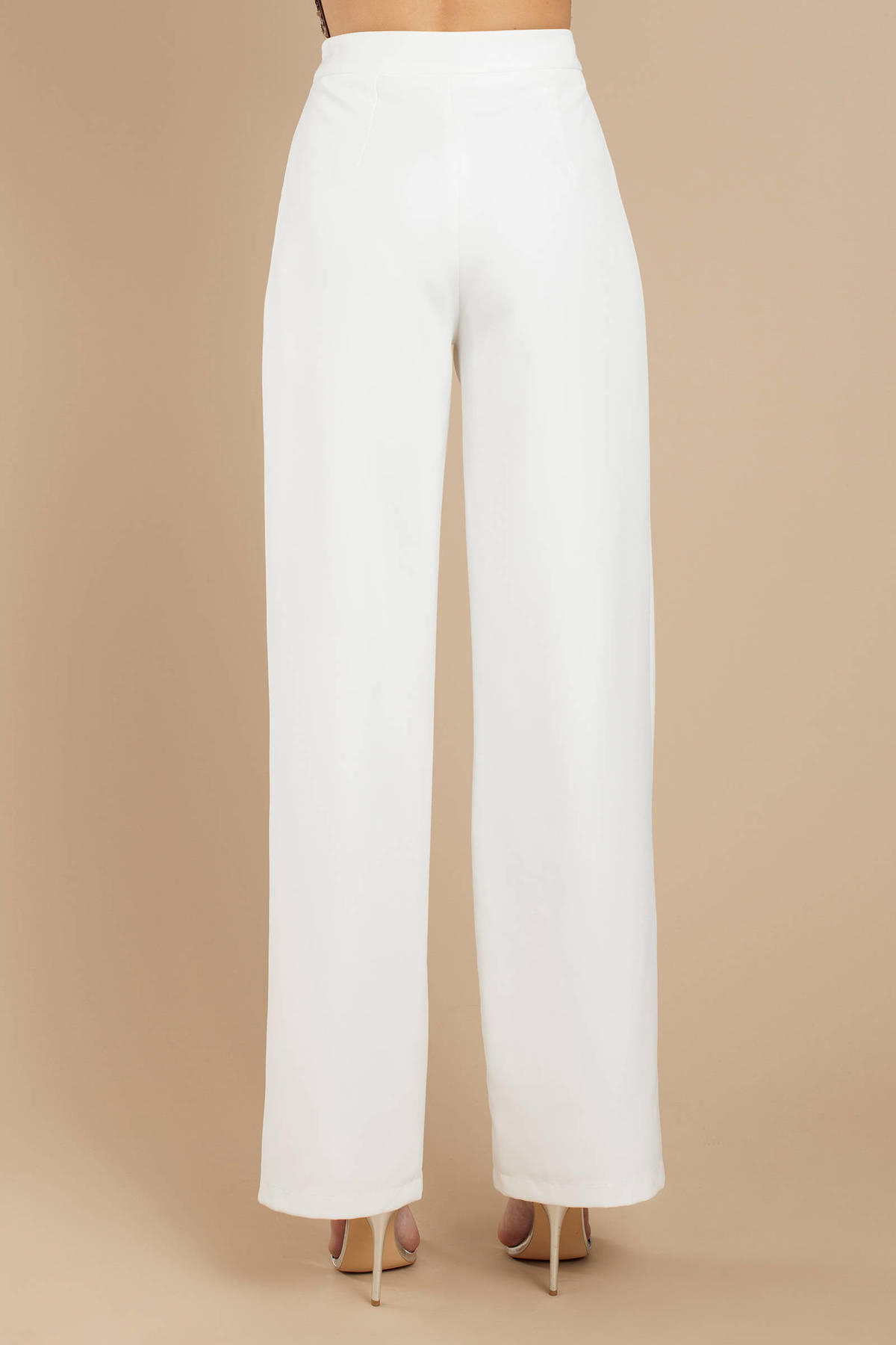 white trouser pants