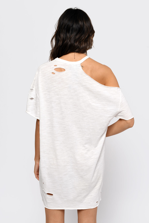 torn t shirt dress