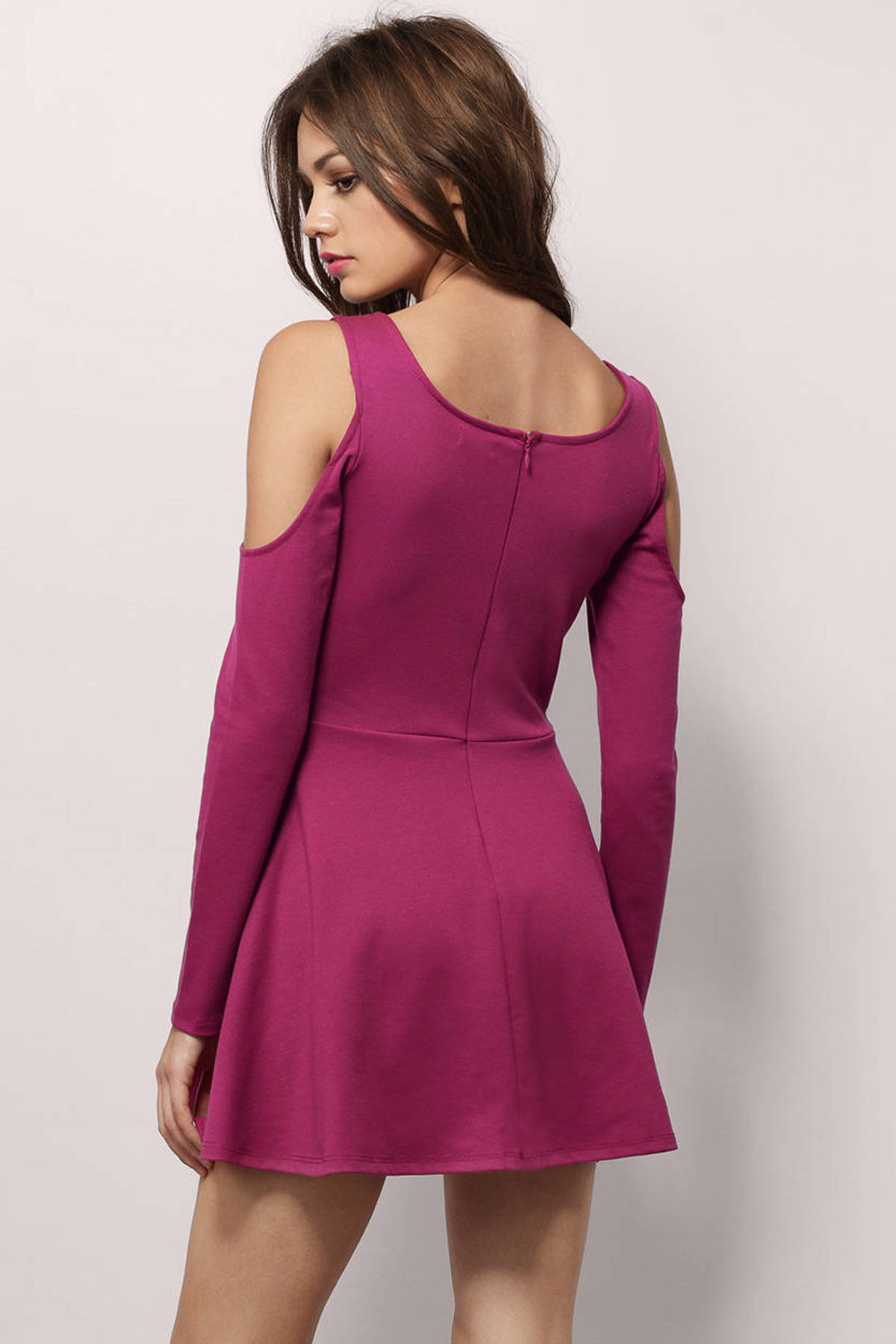 Viva Skater  Dress  in Berry  10 Tobi US