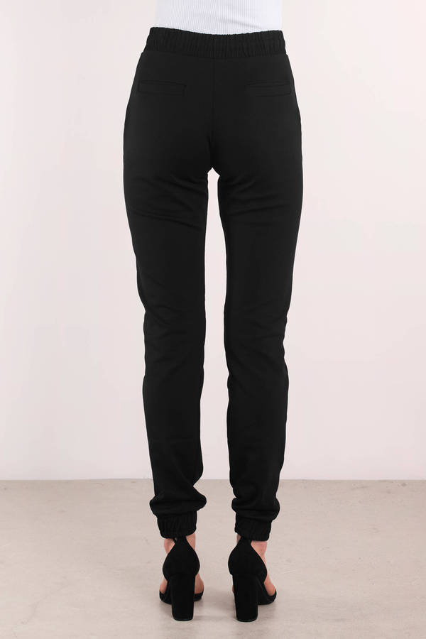 On The Run Cut Out Jogger in Black - $15 | Tobi US