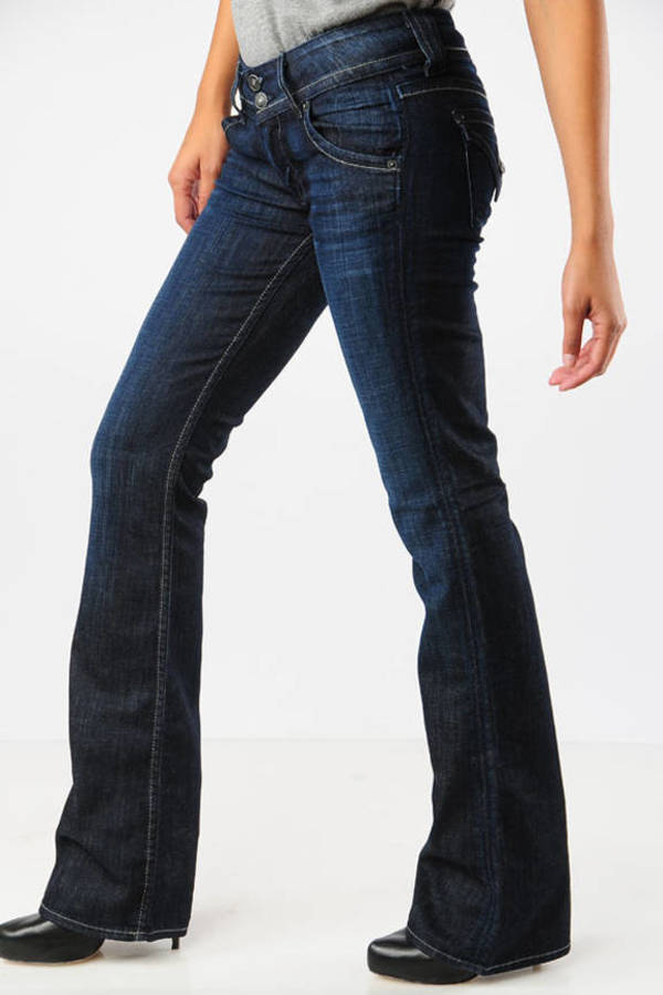 Signature Bootcut Jeans in Cafe Latte - $140 | Tobi US