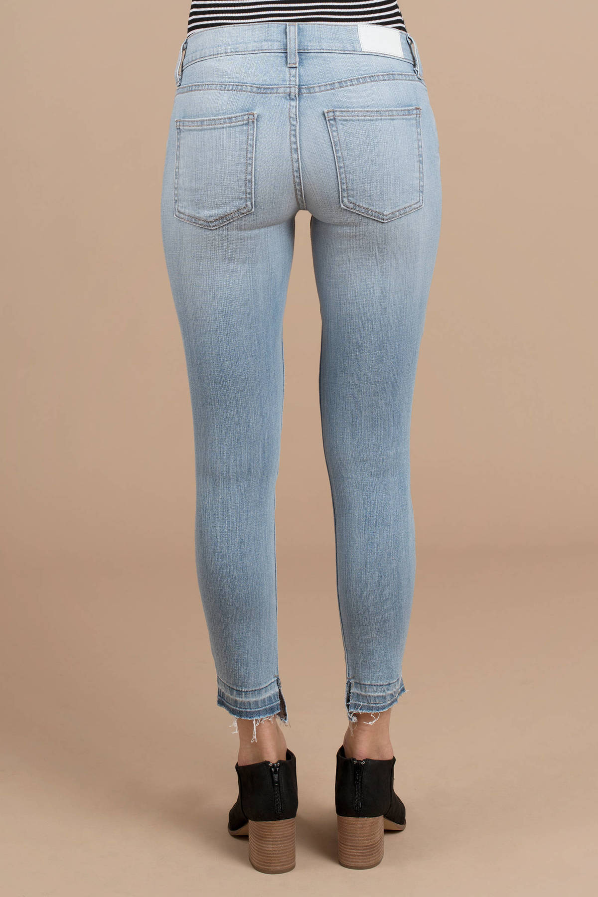 Audrey Mid Rise Skinny Jeans in Light Wash - NZ$ 94 | Tobi NZ