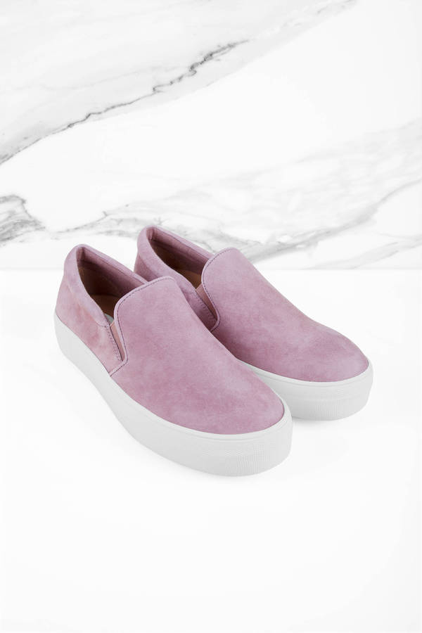 purple steve madden sneakers