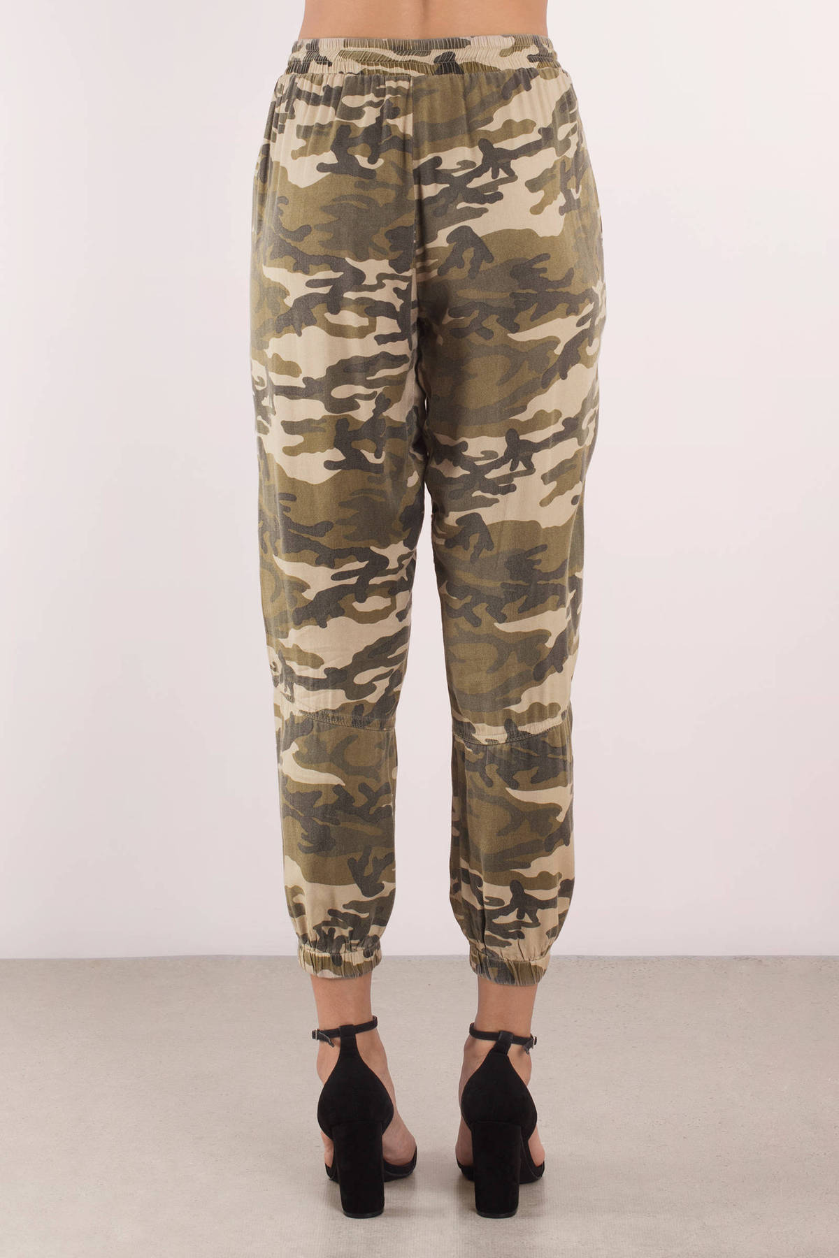 camo print joggers