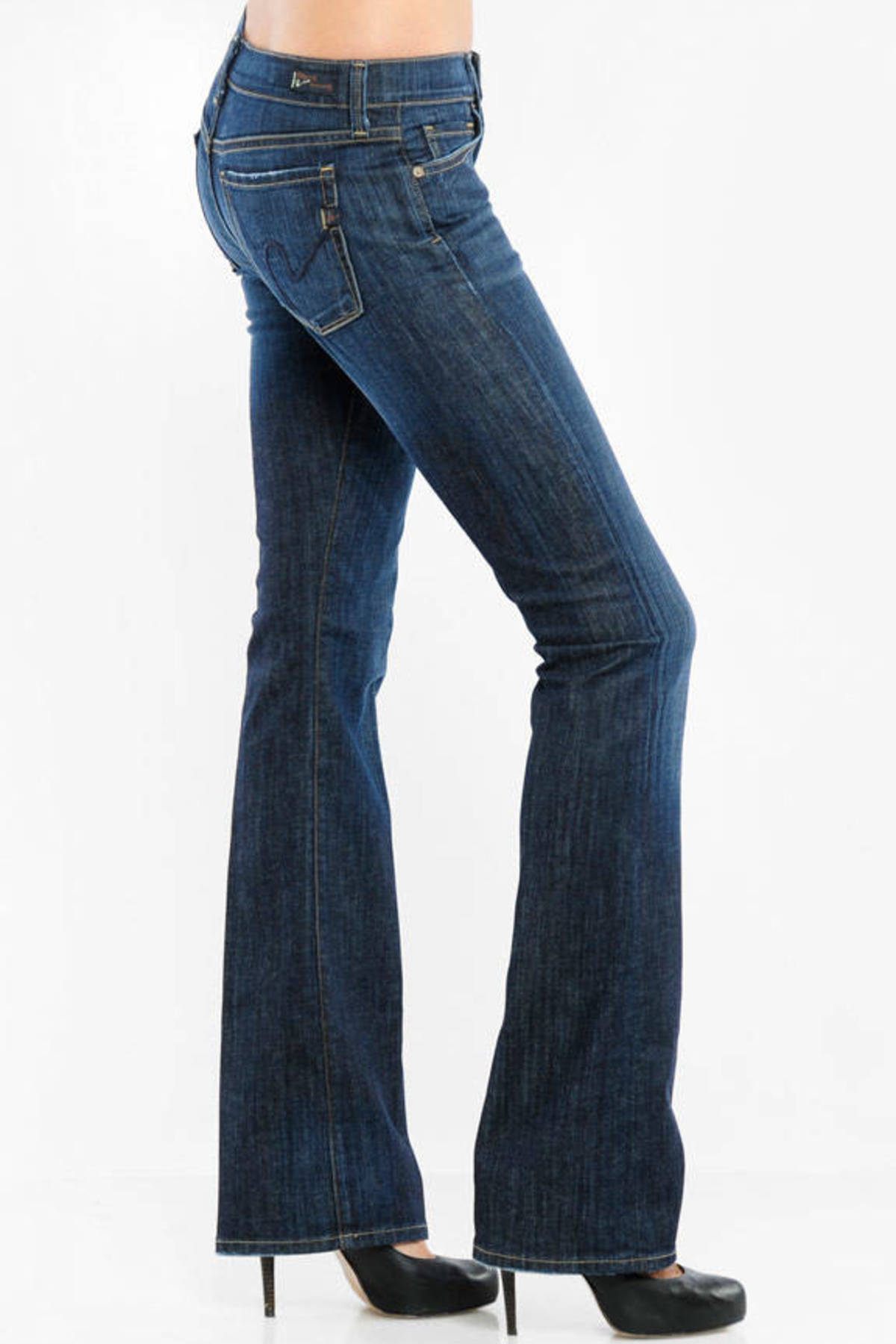 Kelly Bootcut Jeans in Pacific - $77 | Tobi US