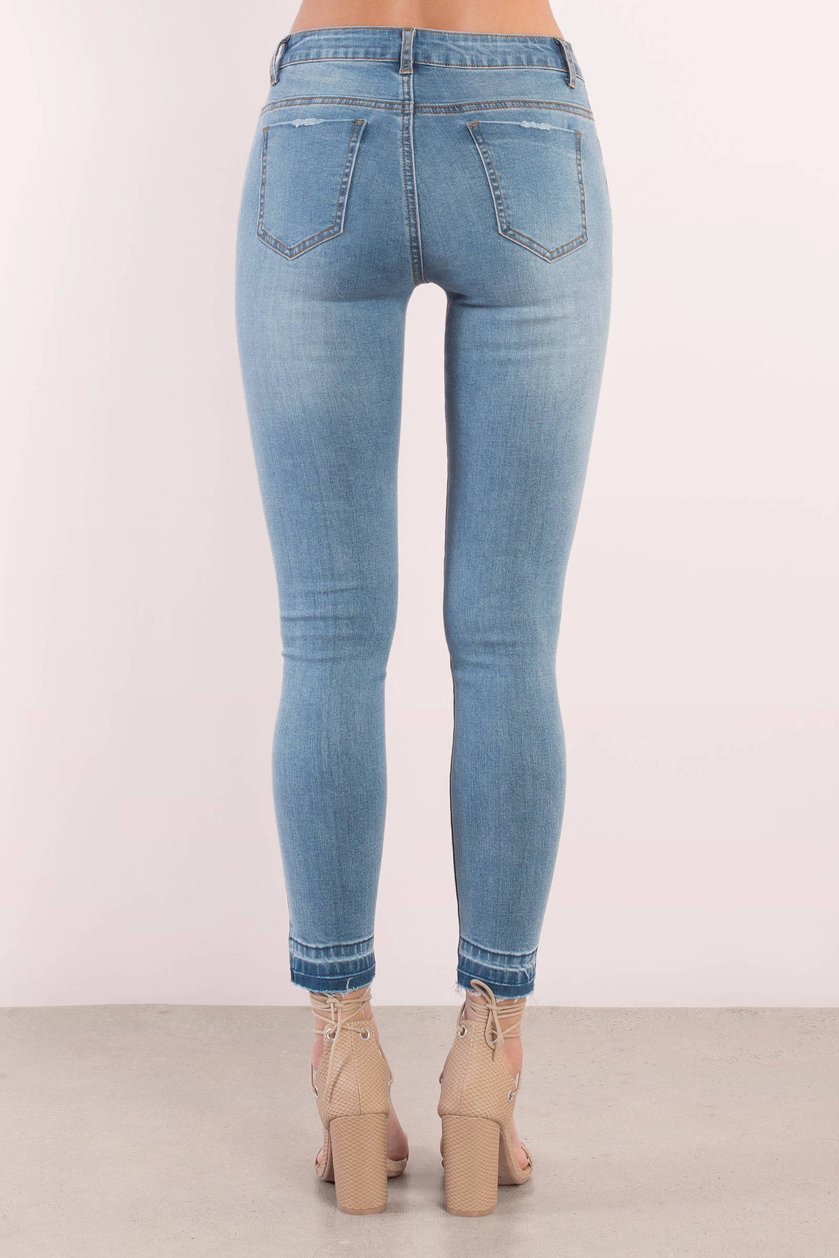 Cute Point Dume Pants - Skinny Pants - blue Pants - Point Dume Denim