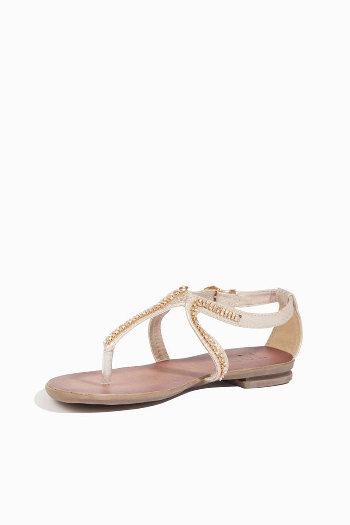 June Sandals in Taupe - $54 | Tobi US