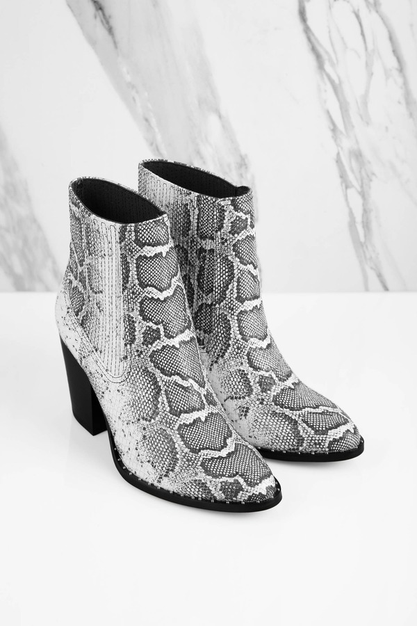 chinese laundry snakeskin booties