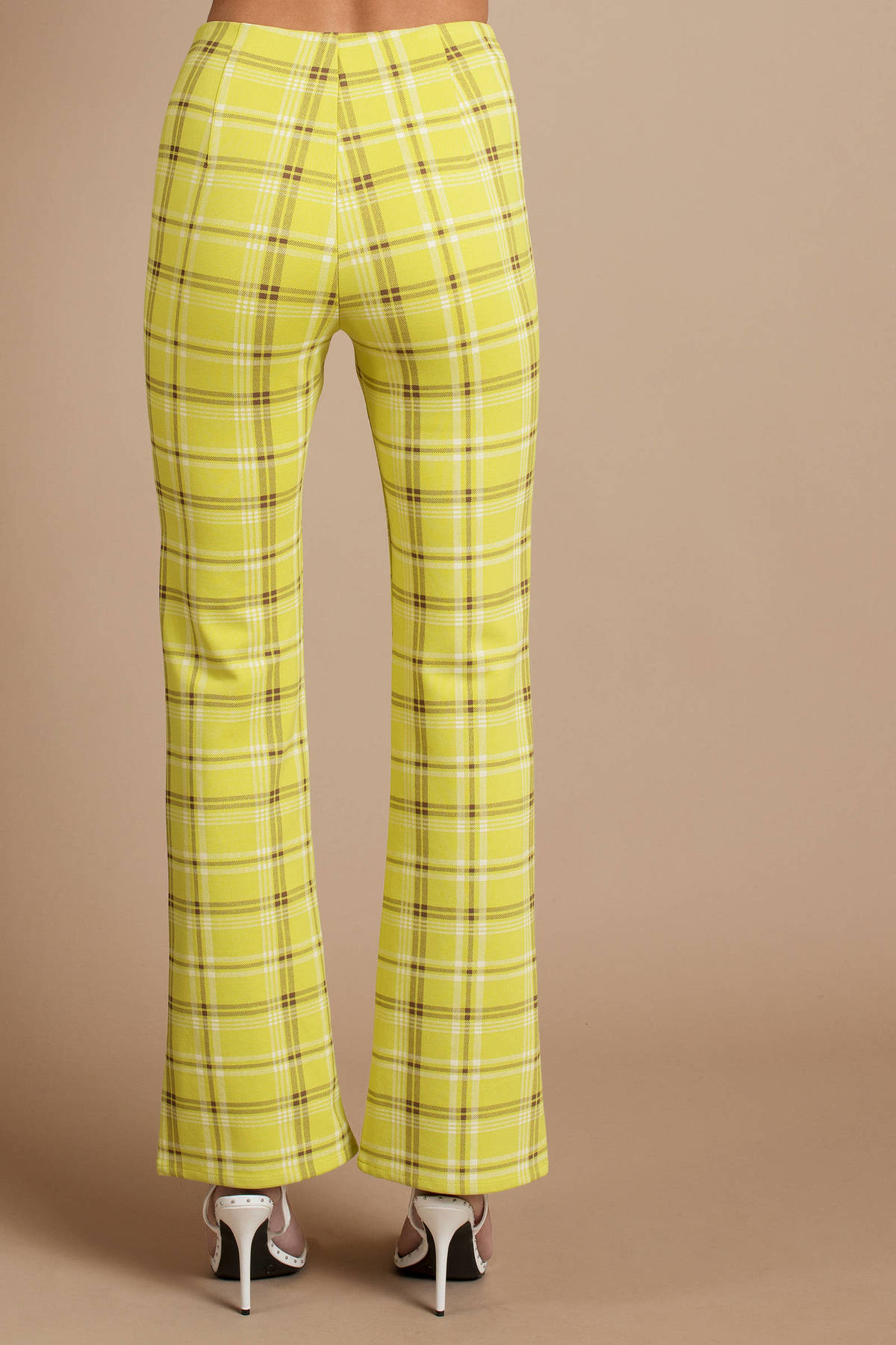 Polaris Plaid Pants in Yellow Multi 90 Tobi US