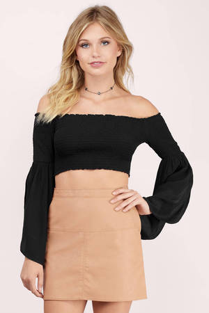 black top bell sleeves