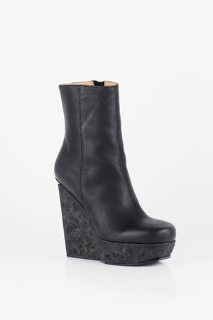 Hydro Suede Boots in Black - $359 | Tobi US