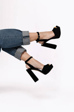 steve madden denim heels