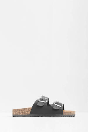  Michiko  Double Buckle Slip On Sandals  32 00 Tobi