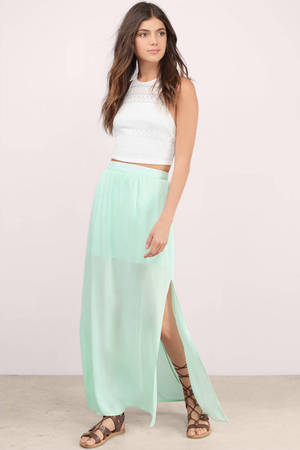 white maxi skirt nz