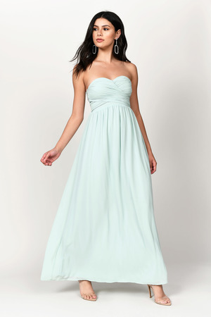 green maxi occasion dress