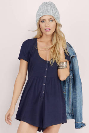 romper ease ribbed navy tobi tap double zoom