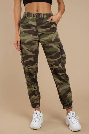 camo cargo pants h&m